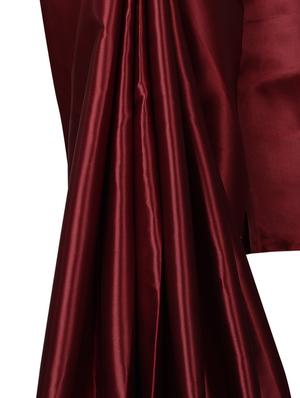 solid plain saree with blouse - 17089005 - Standard Image - 5