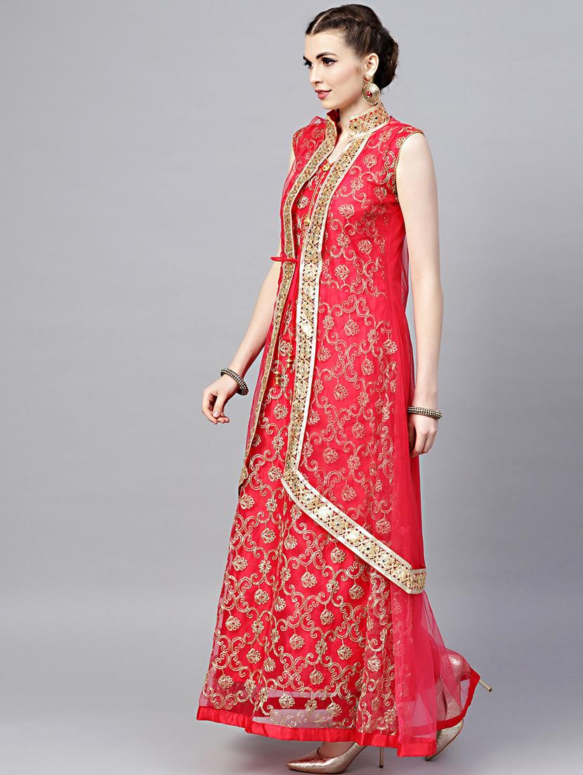 embroidered layered set - 17089212 - Zoom Image - 3