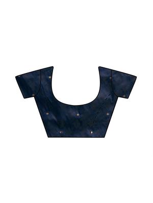 self design woven saree with blouse - 17089584 - Standard Image - 3