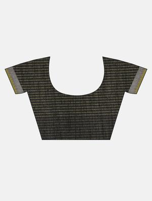 solid jamdani saree with blouse - 17089878 - Standard Image - 5