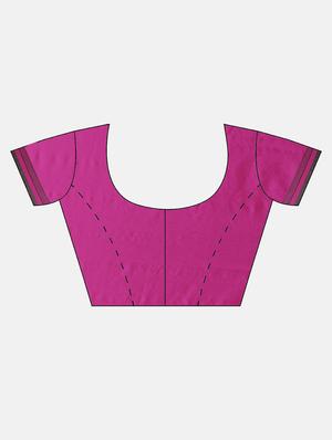 self design jamdani saree with blouse - 17089900 - Standard Image - 5