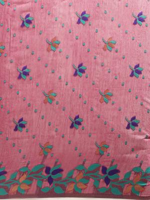 self design jamdani saree with blouse - 17089914 - Standard Image - 3
