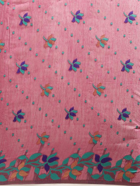 self design jamdani saree with blouse - 17089914 - Zoom Image - 3