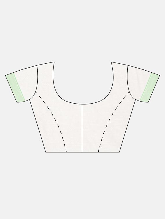 self design jamdani saree with blouse - 17089935 - Zoom Image - 5