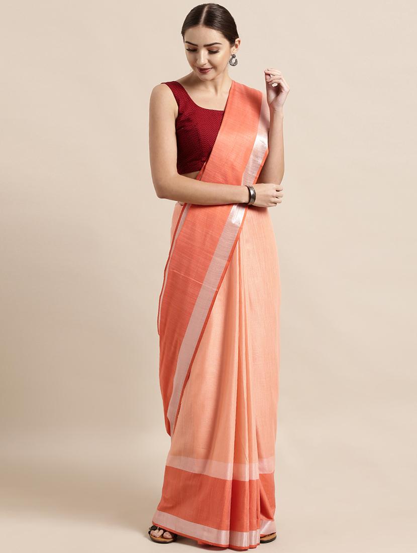 self design jamdani saree with blouse - 17090000 - Zoom Image - 1