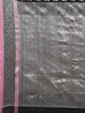 self design kanjivaram saree with blouse - 17090008 - Standard Image - 4