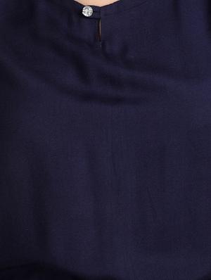 keyhole neck tie front jumpsuit - 17090030 - Standard Image - 4