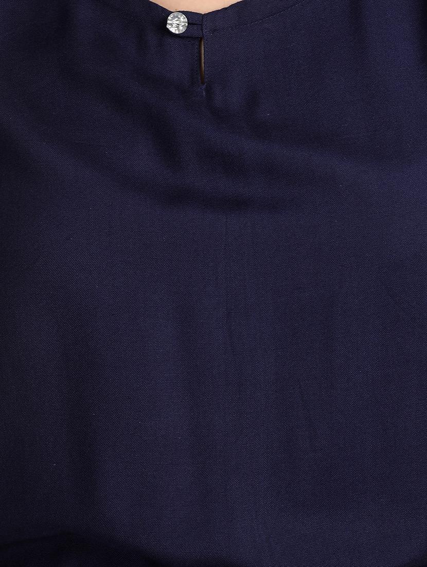 keyhole neck tie front jumpsuit - 17090030 - Zoom Image - 4