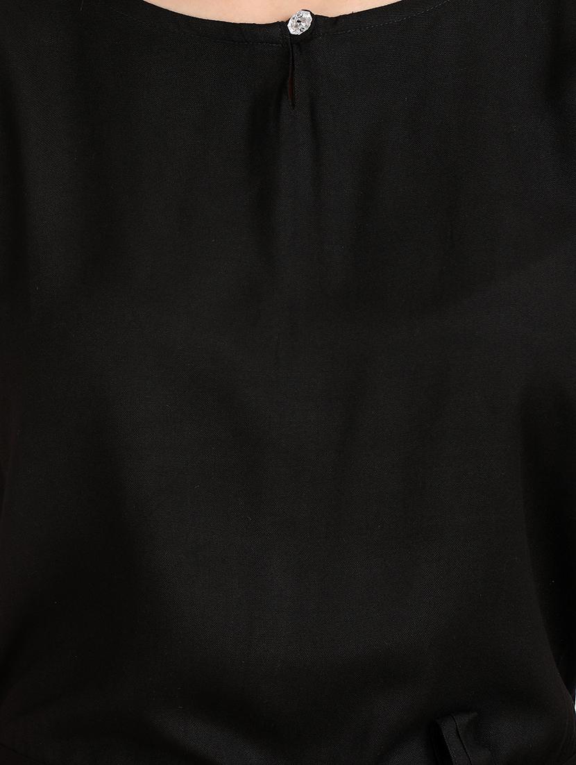 keyhole neck solid romper - 17090070 - Zoom Image - 4