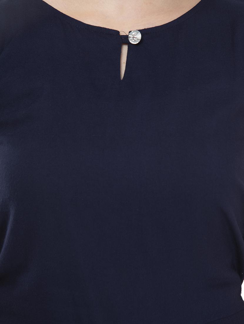 keyhole neck solid romper - 17090073 - Zoom Image - 4