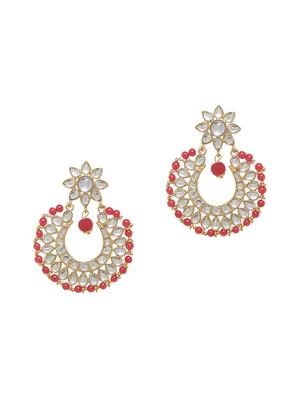 red metal necklaces and earring - 17090598 - Standard Image - 4