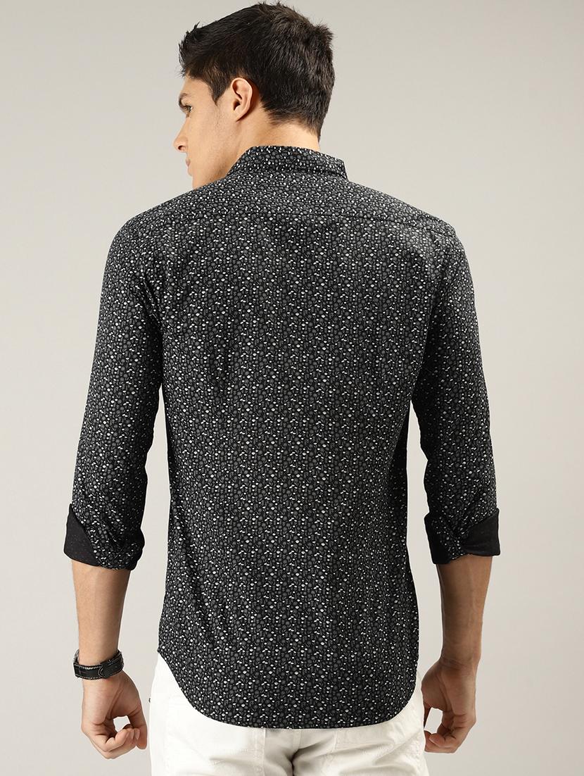black printed casual shirt - 17090612 - Zoom Image - 3