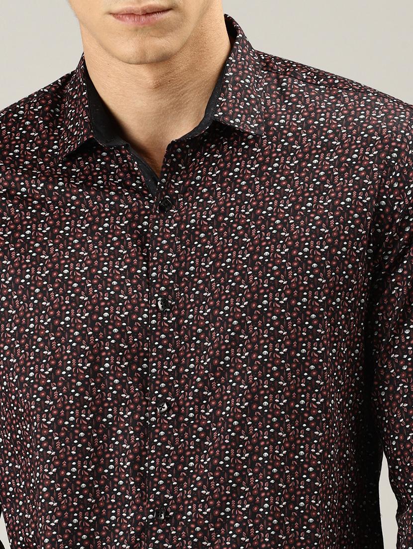 red printed casual shirt - 17090614 - Zoom Image - 5