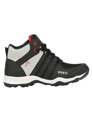 black lace up sport shoes - 17090905 - Standard Image - 2