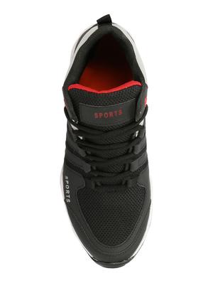 black lace up sport shoes - 17090905 - Standard Image - 4