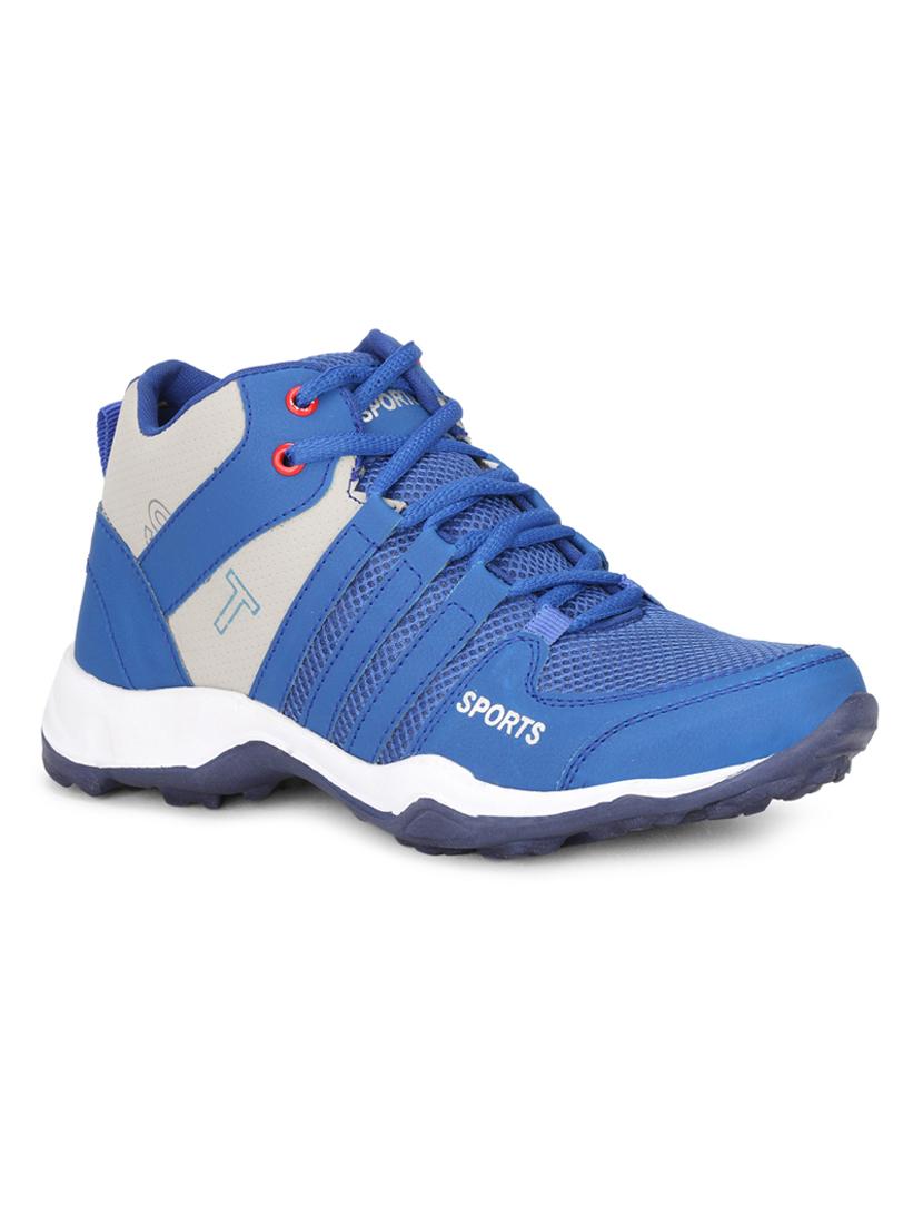 blue lace up sport shoes - 17090906 - Zoom Image - 1