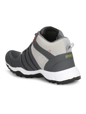 grey lace up sport shoes - 17090907 - Standard Image - 3