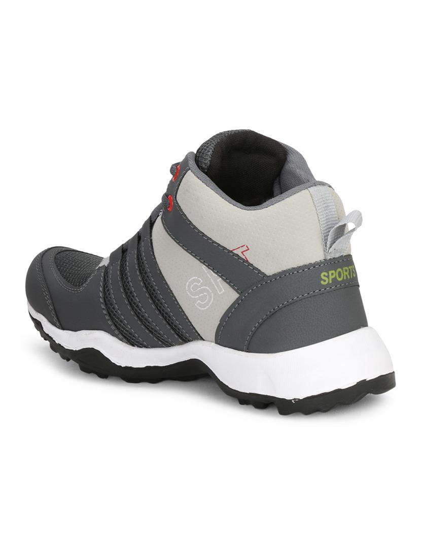 grey lace up sport shoes - 17090907 - Zoom Image - 3