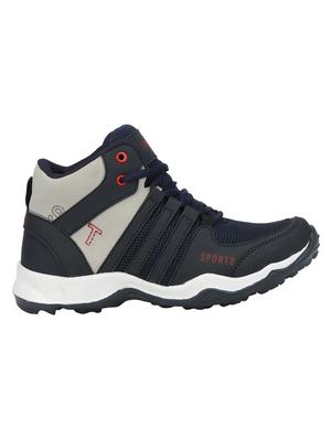navy lace up sport shoes - 17090908 - Standard Image - 2