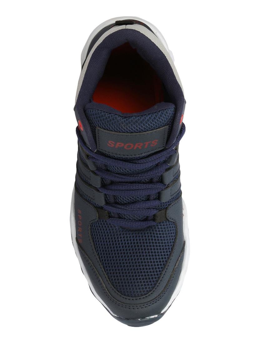 navy lace up sport shoes - 17090908 - Zoom Image - 3