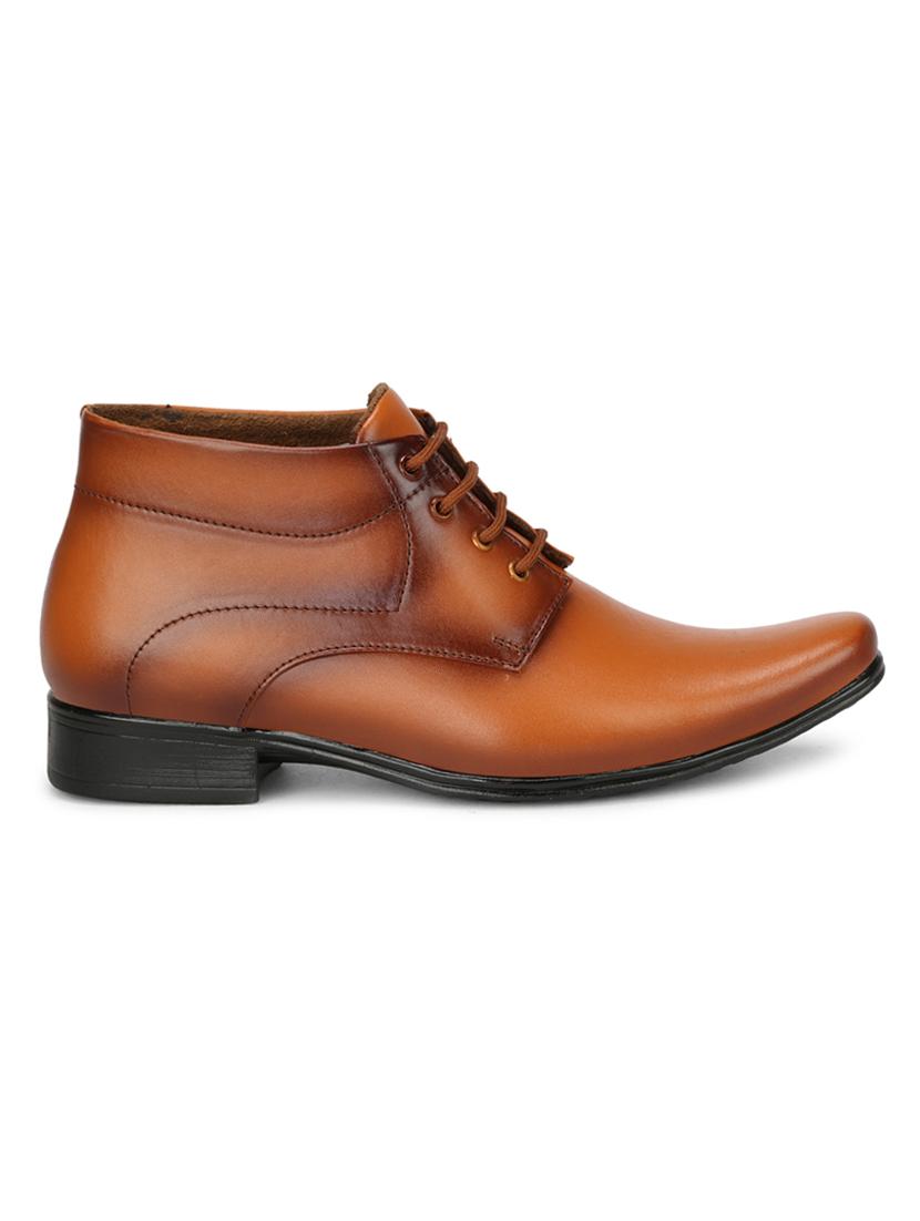 tan lace-up derbys - 17090964 - Zoom Image - 2