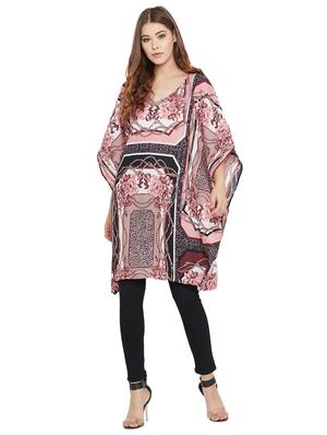 pink printed kaftan - 17091028 - Standard Image - 4