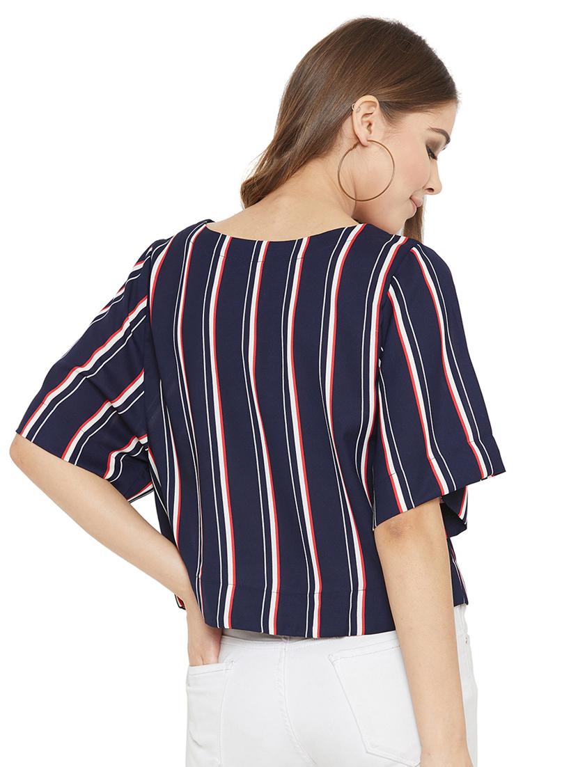 boxy striped top - 17091033 - Zoom Image - 3