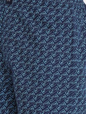 navy blue printed boxer - 17091549 - Standard Image - 5