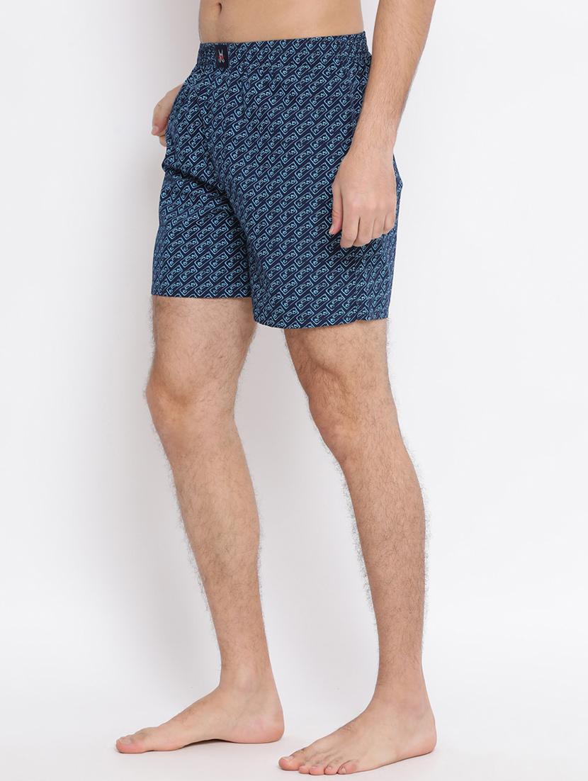 navy blue printed boxer - 17091549 - Zoom Image - 2