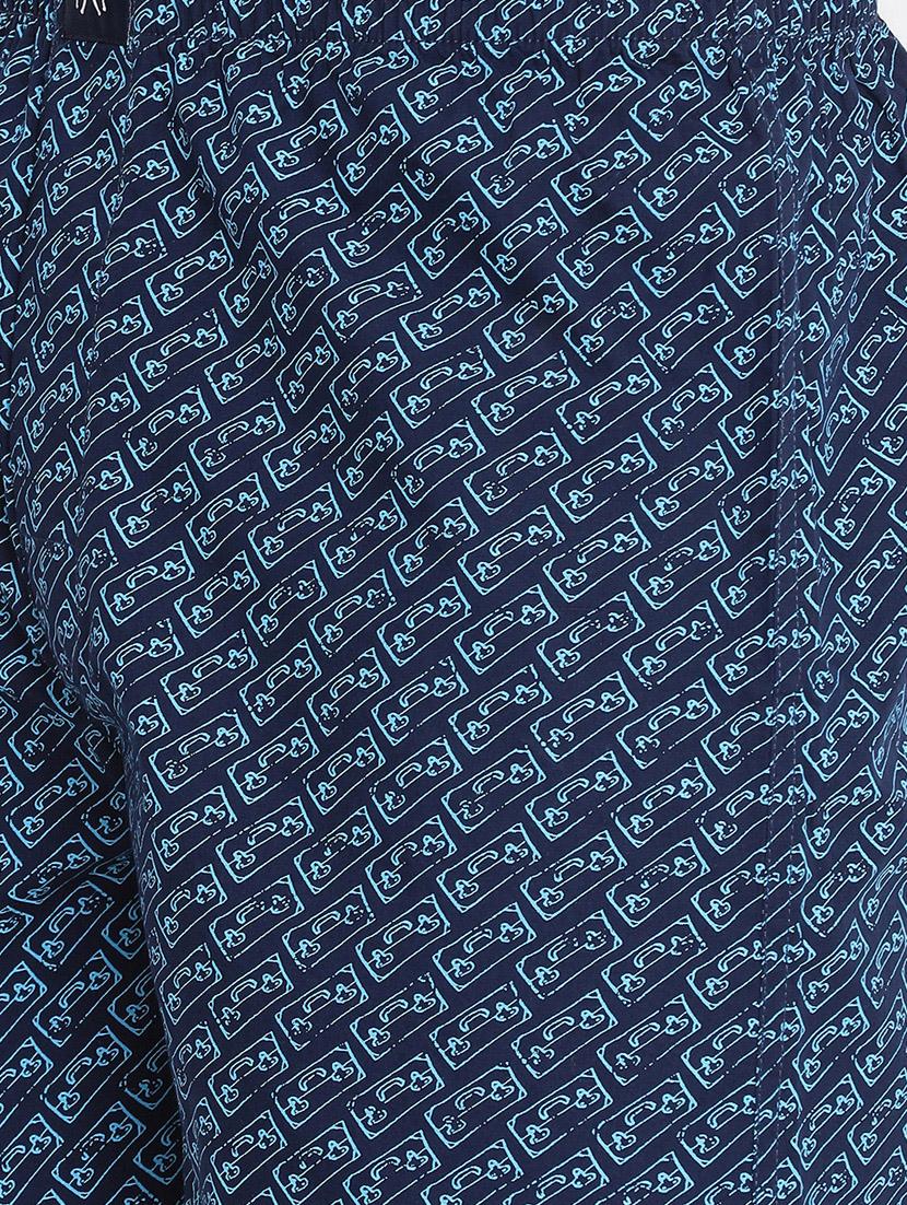 navy blue printed boxer - 17091549 - Zoom Image - 5