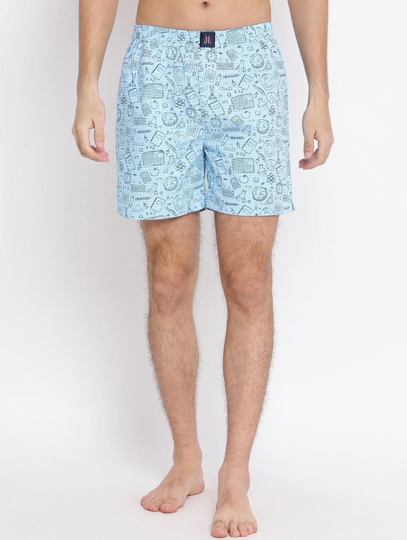 blue printed boxer - 17091552 - Zoom Image - 1