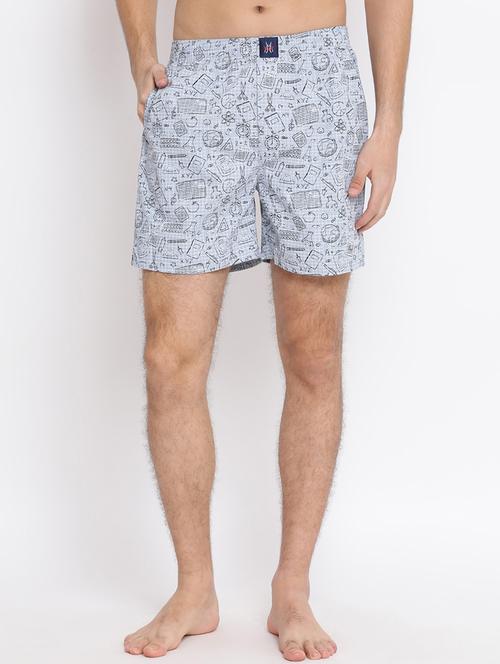 grey printed boxer - 17091553 -  Standard Image - 0