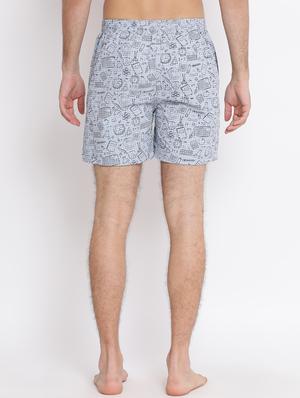 grey printed boxer - 17091553 - Standard Image - 3