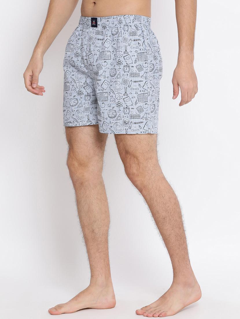 grey printed boxer - 17091553 - Zoom Image - 2