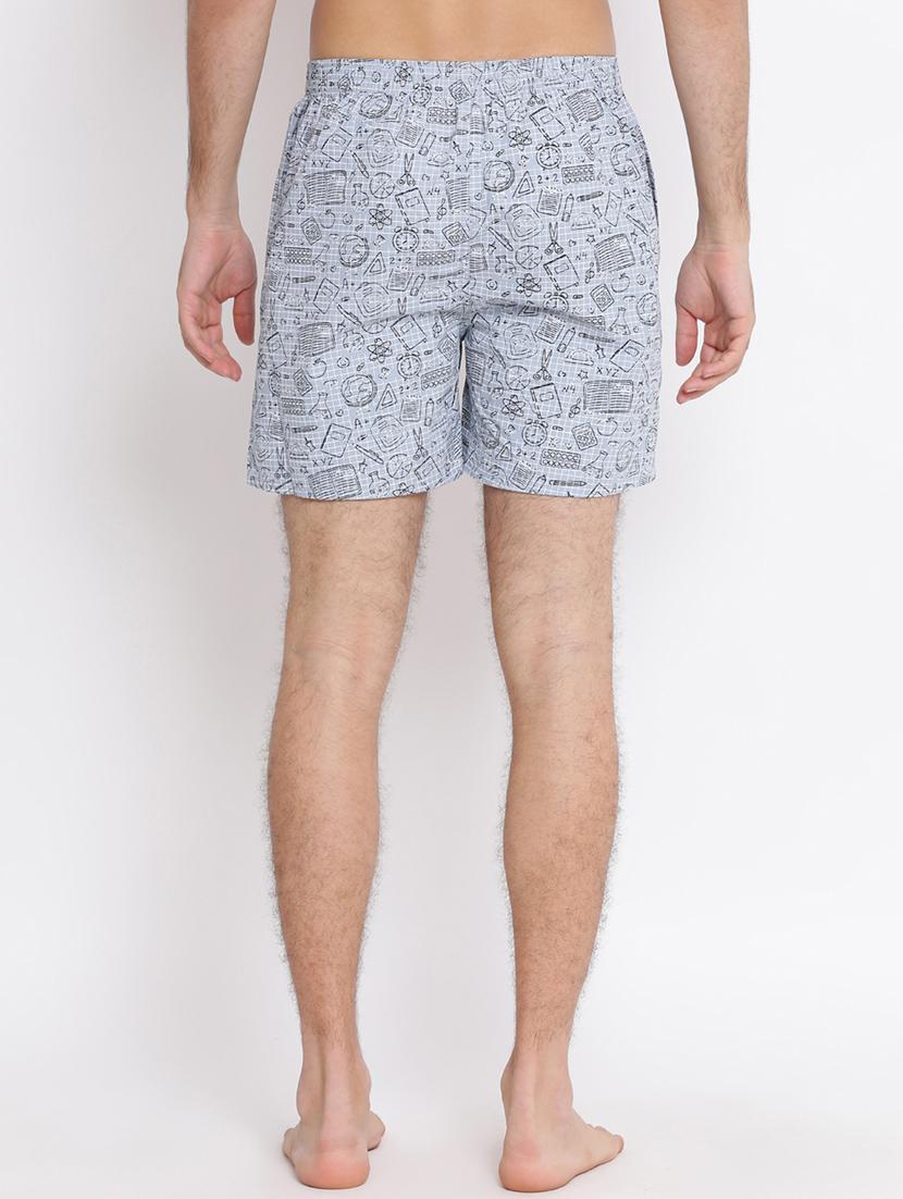 grey printed boxer - 17091553 - Zoom Image - 3