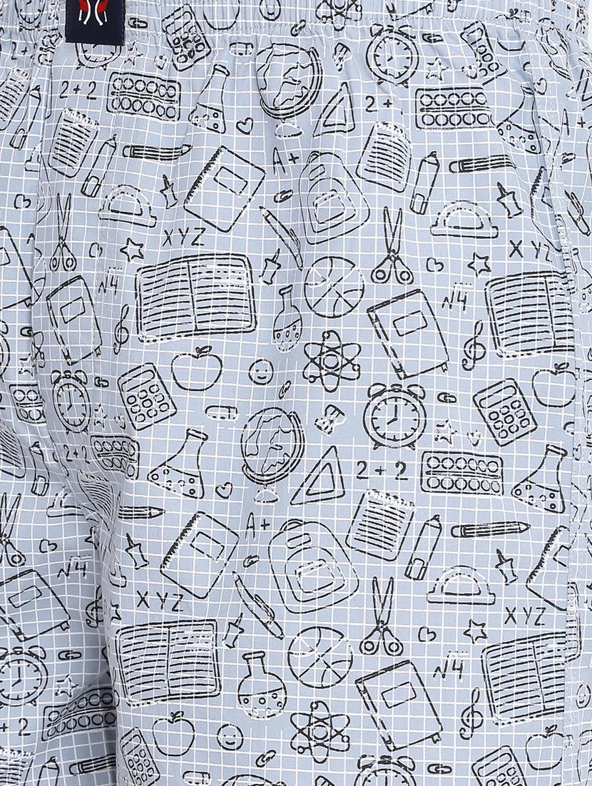 grey printed boxer - 17091553 - Zoom Image - 5
