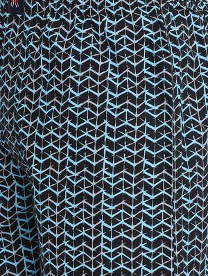 navy blue chevron print boxer - 17091554 - Standard Image - 5