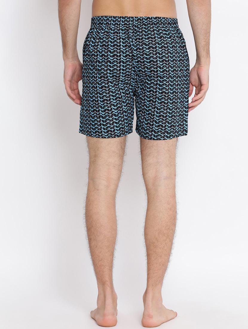 navy blue chevron print boxer - 17091554 - Zoom Image - 3