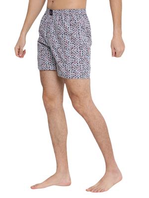 grey printed boxer - 17091556 - Standard Image - 2