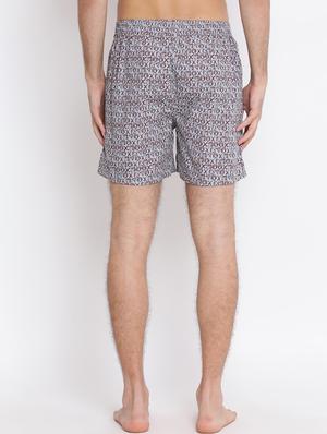 grey printed boxer - 17091556 - Standard Image - 3