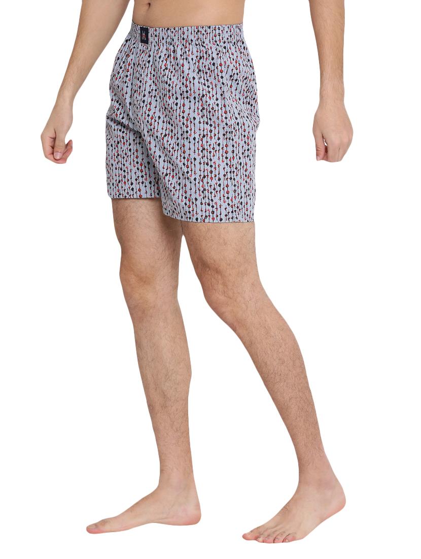 grey printed boxer - 17091556 - Zoom Image - 2