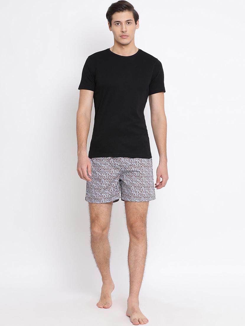 grey printed boxer - 17091556 - Zoom Image - 4