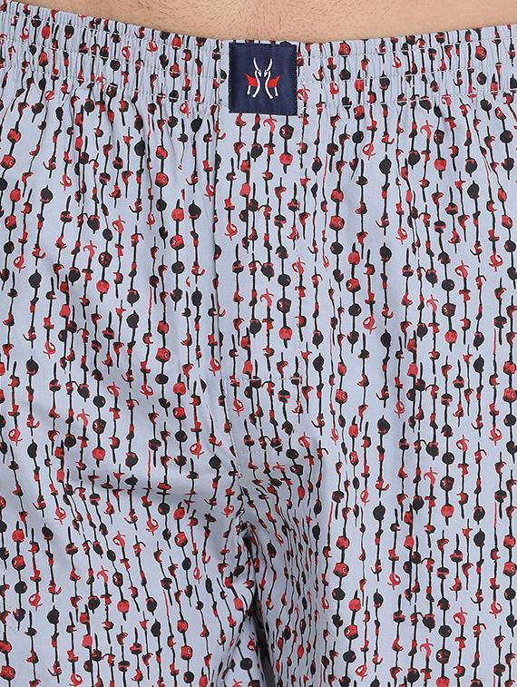 grey printed boxer - 17091556 - Zoom Image - 5