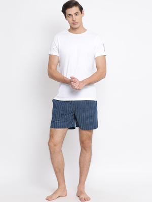 navy blue striped boxer - 17091561 - Standard Image - 4