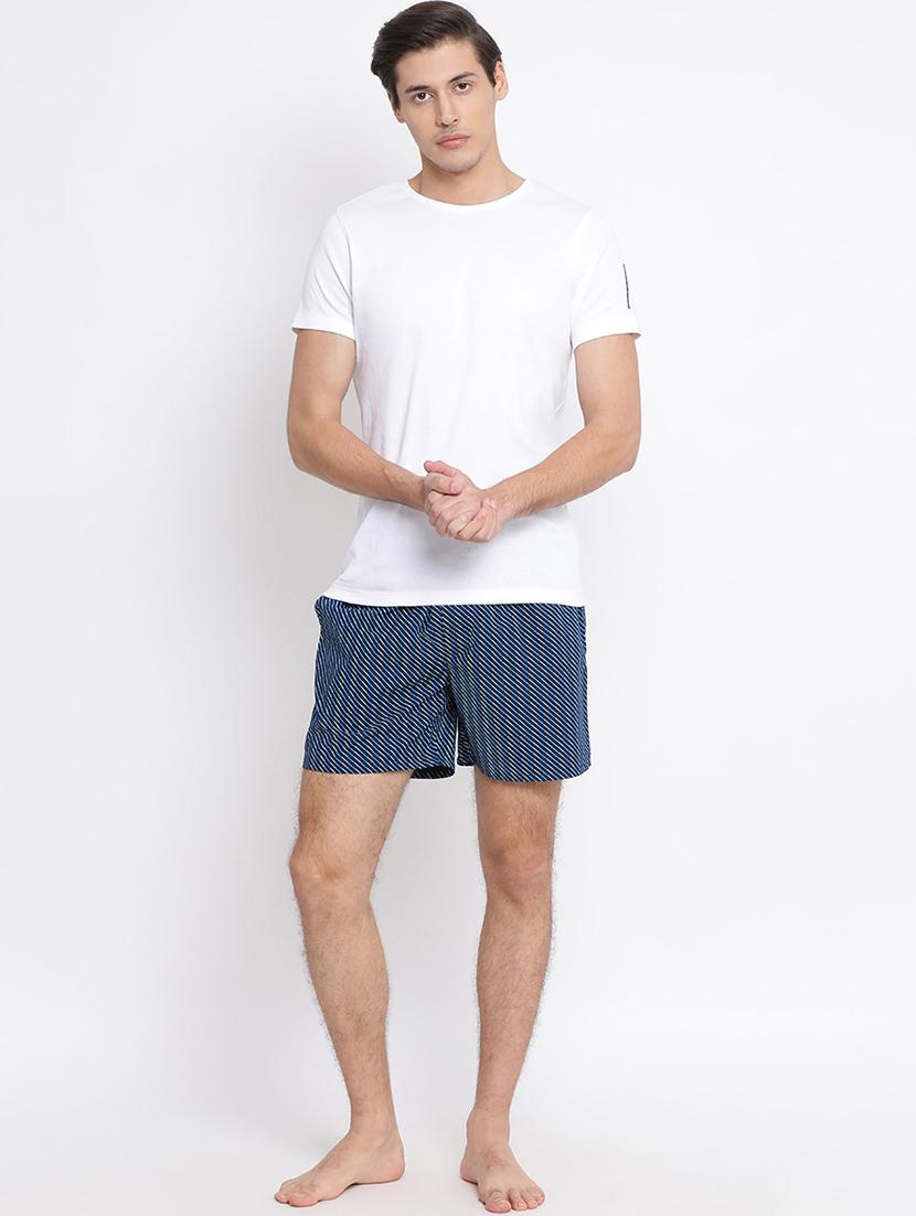 navy blue striped boxer - 17091561 - Zoom Image - 4