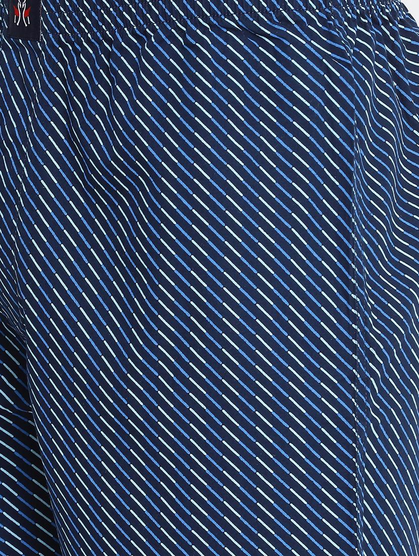 navy blue striped boxer - 17091561 - Zoom Image - 5