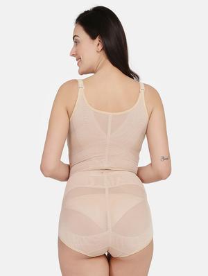 beige nylon body suit shapewear - 17091953 - Standard Image - 3