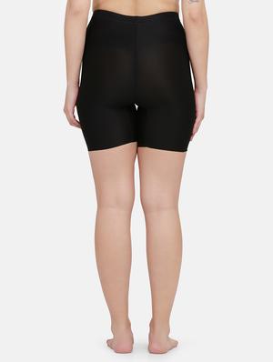 black nylon shaper thighs shapewear - 17091956 - Standard Image - 3