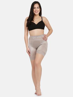 grey nylon shaper thighs shapewear - 17091957 - Standard Image - 4