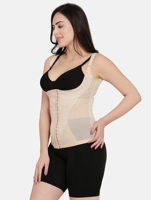 beige nylon body suit shapewear - 17091960 - Standard Image - 2